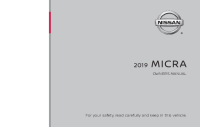 Nissan Micra K13 - Owners manual EN 2019-3